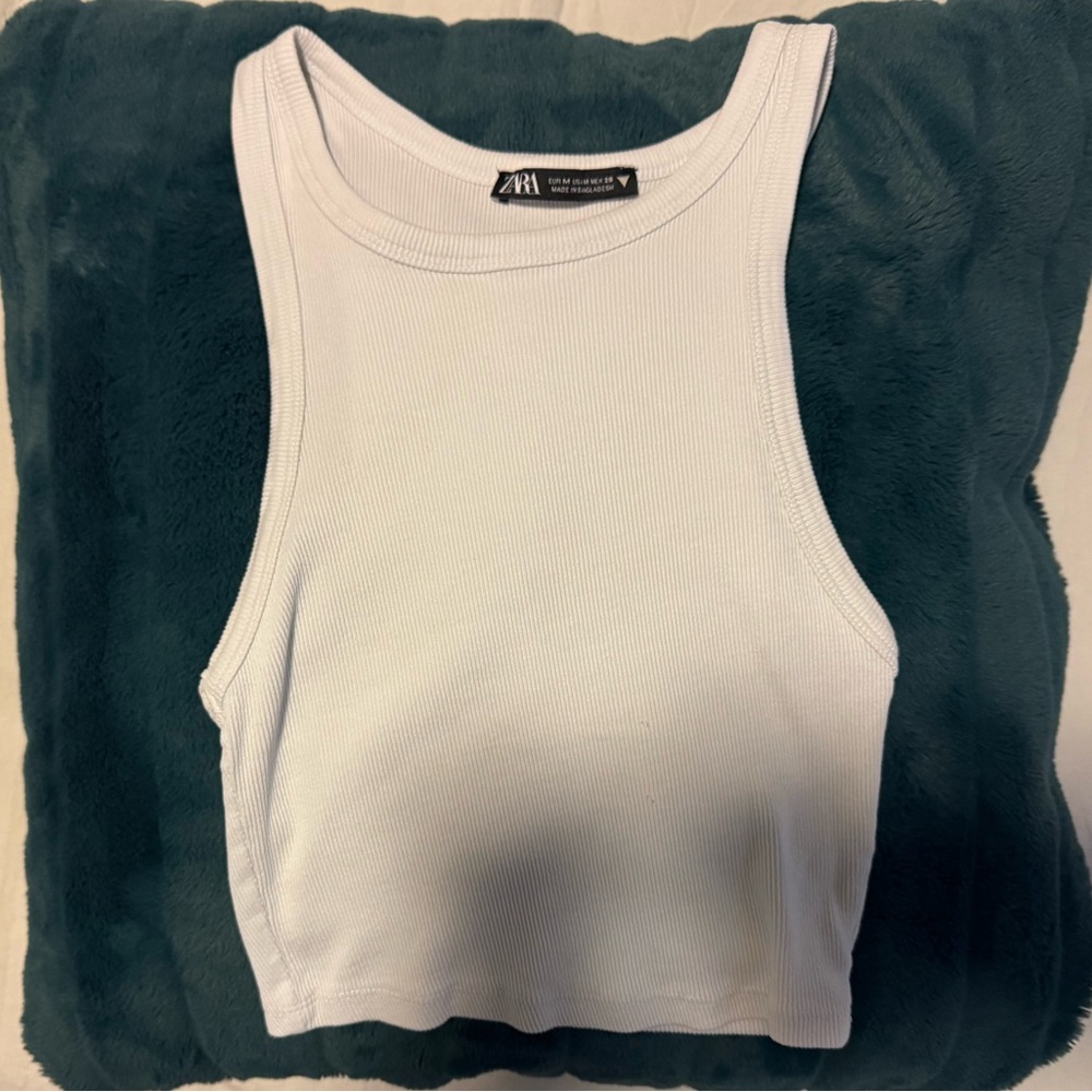 White ZARA tank top